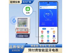智能单项电表 蓝牙预付费 电力仪表 宿舍学校工厂可用